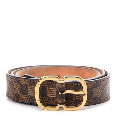 lv damier black belt|louis vuitton mini 25mm belt.